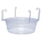 Cwp Curtis Wagner Plastics Plastic Hanging Basket Drip Pan Clear HB-1150S - alternate 3